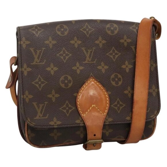LOUIS VUITTON Monogram Cartouchiere MM Shoulder Bag - Picture 1 of 15